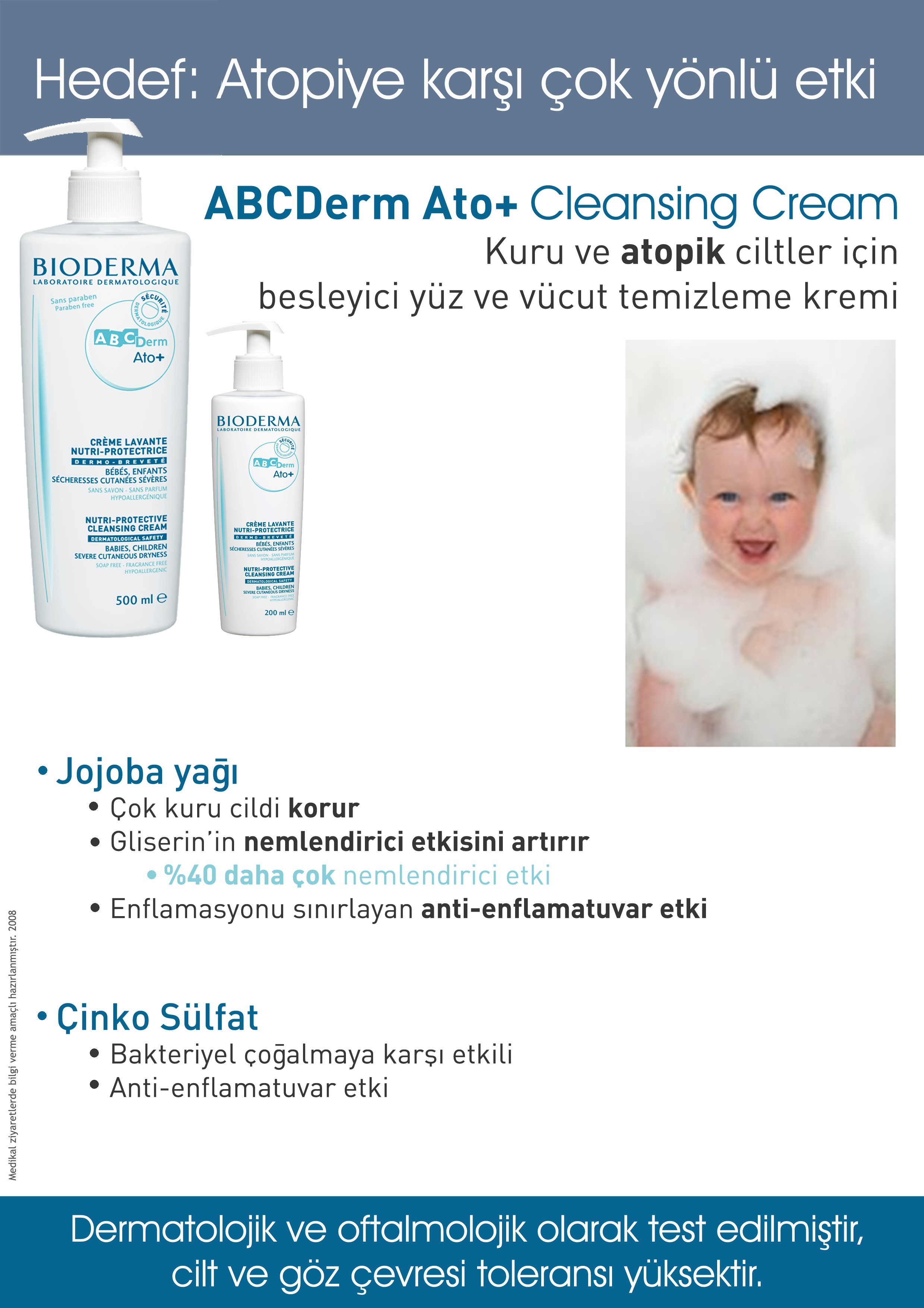 Ürün Değerlendirme: Atopik ciltli bebek ve çocuklar için Bioderma ABCDerm Serisi