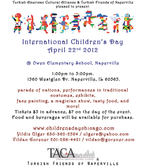 Şikago'da Uluslararası Çocuk Şenliği - 22 Nisan, Pazar