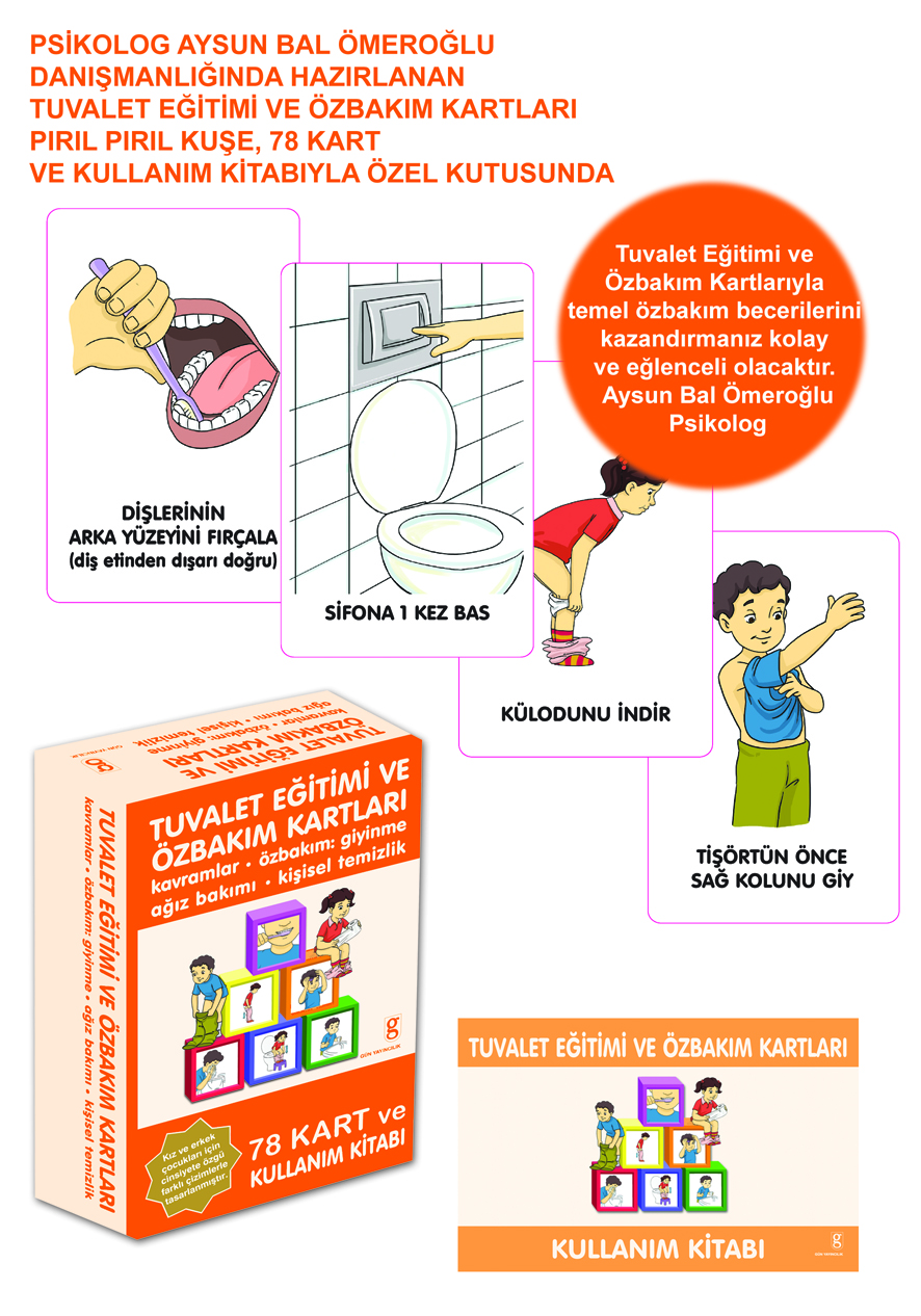 Hediye Ürün - Tuvalet Eğitimi ve Özbakım Kartları